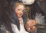 Jacob Jordaens Details of The Artist and his Family (mk45) oil